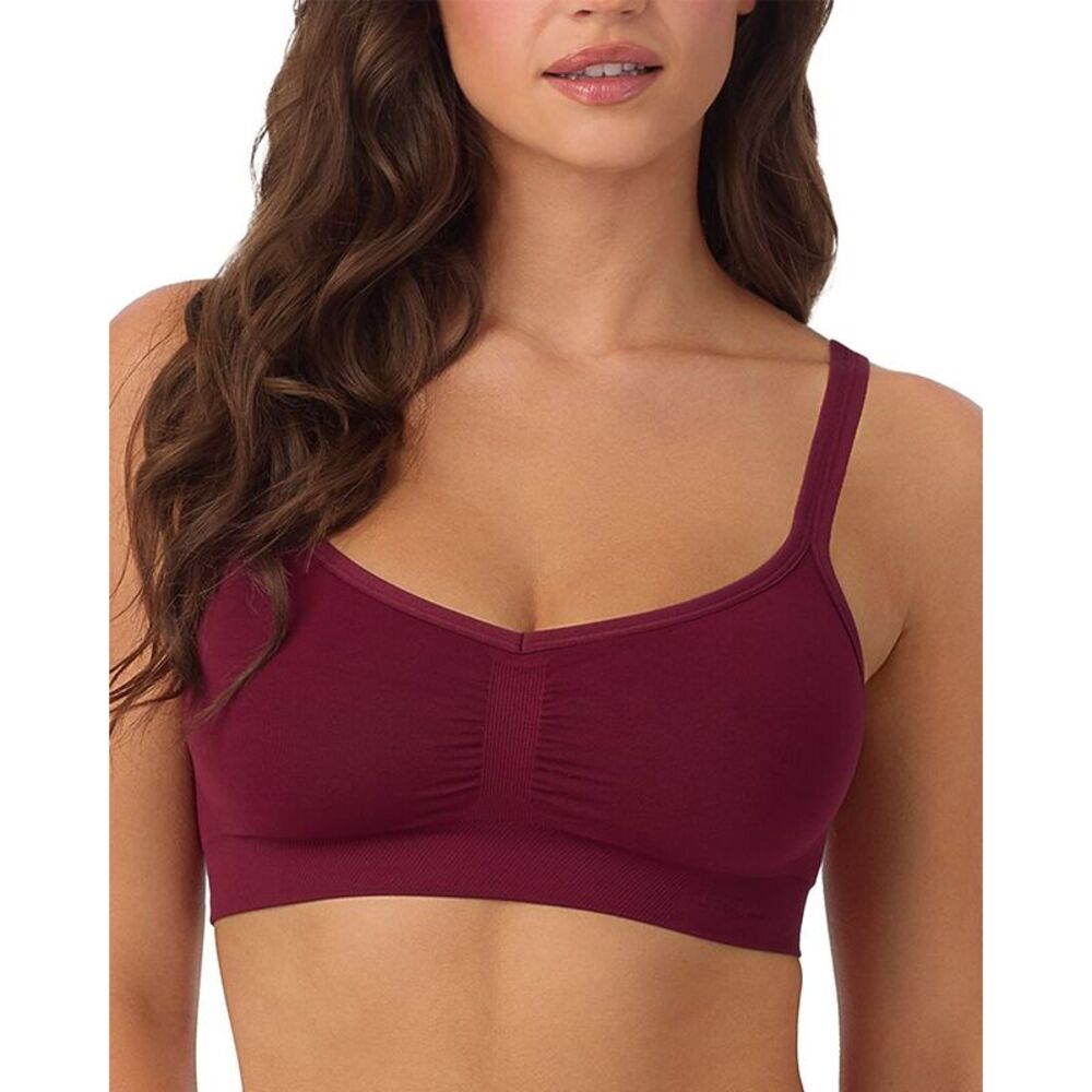 Le Mystere Womens Wireless Bralette, Red
